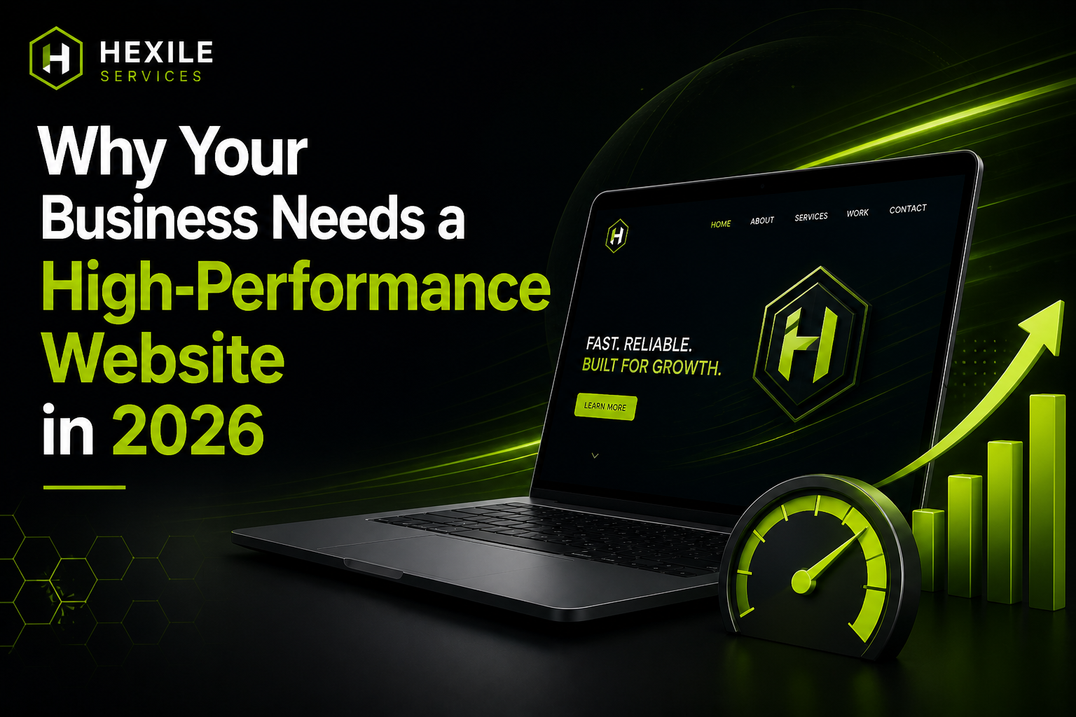 high performance website concept